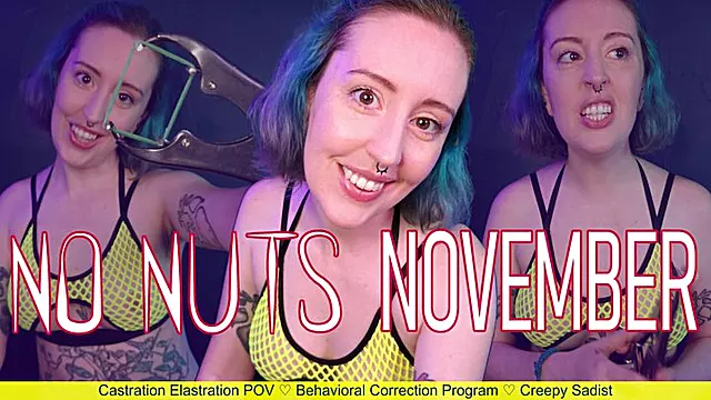 NO NUTS NOVEMBER - Sadistic Castration Elastration POV by Miss Faith Rae with Behavioral Correction and Insulting Your Character - 4k