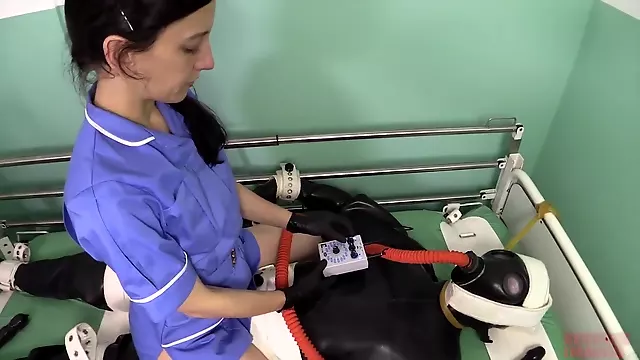 Bondage, Fetisj Bondage, Latex Vastbinden, Wil Niet, Femdom Vastbinden, Vrouwelijke Dominantie
