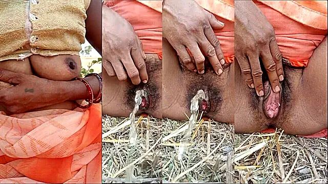 Village Bhabhi Outdoor Masturbation