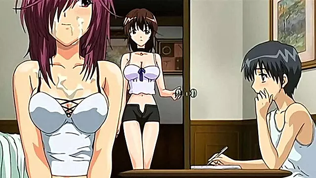 Step Sister Gives Blowjob to Brother in Taboo Anime Hentai