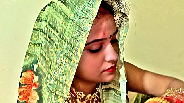 Desi Newly Married Wife Lalita Singh Fucked Hard by Husband - Doggy Style & Blowjob in Bedroom - Full Hindi Dirty Talk