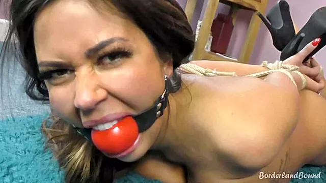 Roxxy in: Spirited Lady P.I. Danger Files: Limb-numbingly Tied Up & Gagged Repeatedly by Her Paranoid Captor!