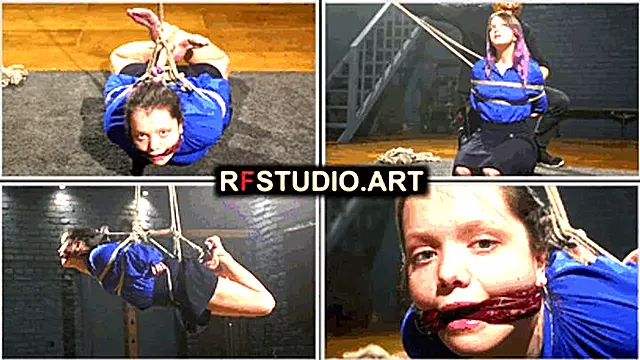 Thea - First Suspended Hogtie Experience of a Sweet Rope Bunny (UHD 4K MP4)