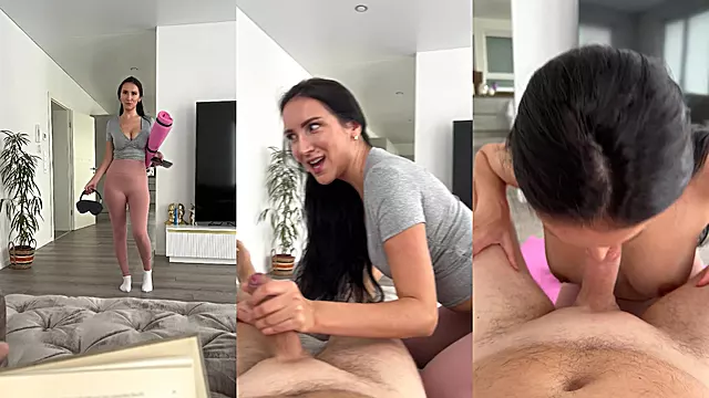 Fetish Amatør, Røv, Fetisch, Kone Sutter Pik, Fanget Kone, Håndjob Fra Konen, Leggins Fetish, Perfekt Ben