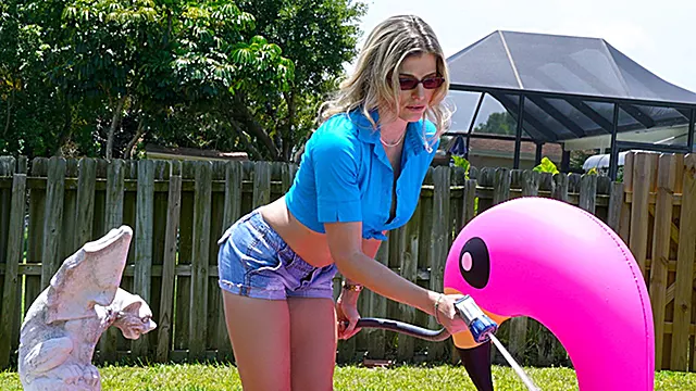Titten, Blond Big Tits Pov, Grosser Naturbusen Draussen, Blond Milf, Mutter Blond Grosse Titten