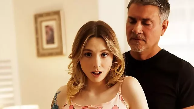 Blonde Babysitter Ailee Lets Him Taste It