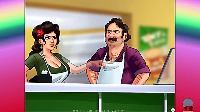 Visual novel featuring a big-busted mommy in an RPG adventure