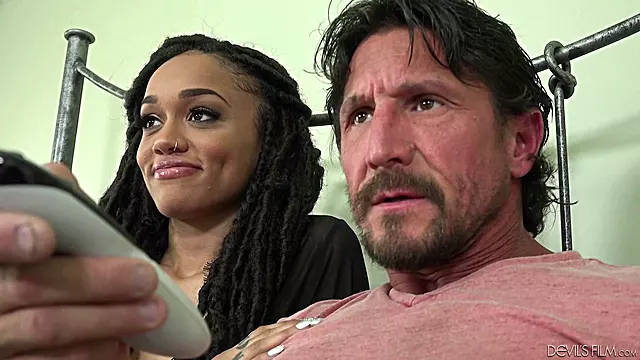 Julie Kay Enjoys Blissful Moments with Tommy Gunn s Throbbing Cock