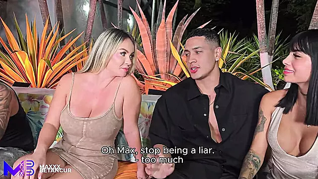 Blonde MILF Cheats with Big Latino Cock Behind Boyfriend's Back - Monique Fuentes & Danner Mendez