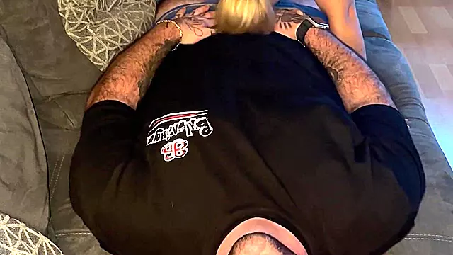 Amateur Blond Blasen, Amateure Masturbieren, Blowjob Und Masturbiert, Frau Couple Orgasmus