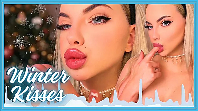 1080WMV Winter Kisses (Lip Fetish Close-Ups, Gloss Tease, and POV Seduction)