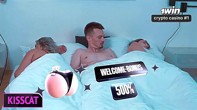 S6E4 Pt2: Why Step Mom Nikky Dream Joins Share Bed Spoon Fuck to 3some Creampie & Cum on Tits?
