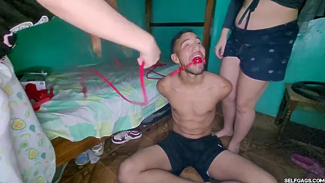 Erstes Video Amateur, Asien Femdom, Erniedrigung Asien, Japanische Bi, Japanisch Femdom, Sklave Knebel