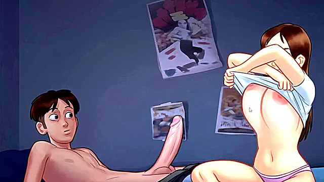 Kartun, Tetek Hentai Kartun, Ibu Tiri Hentai, Ibu Tiri Seksi, Diri, Paling Tua, Ibu Tiri Liar