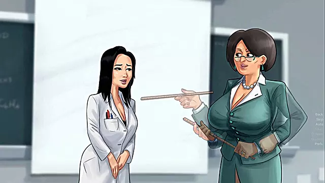 Miss Okita from Summertime Saga delivers the hottest scenes in her episodes