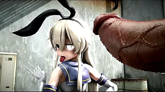 MMD Kankore Style Cute Anime Girls In Sexy Action On Island Paradise