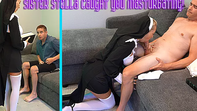I Caught My Student Masturbating! - Stepsister Stella s College for Wayward Boys E03 - MILF Stella