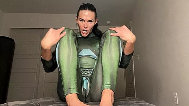 Competitive Feet Fight Bed Wrestling Championship
