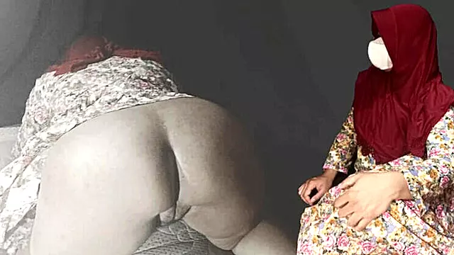 Hijab Muslim MILF Ayuningsih Fucked Hard in Doggy Style - Creampie Finish