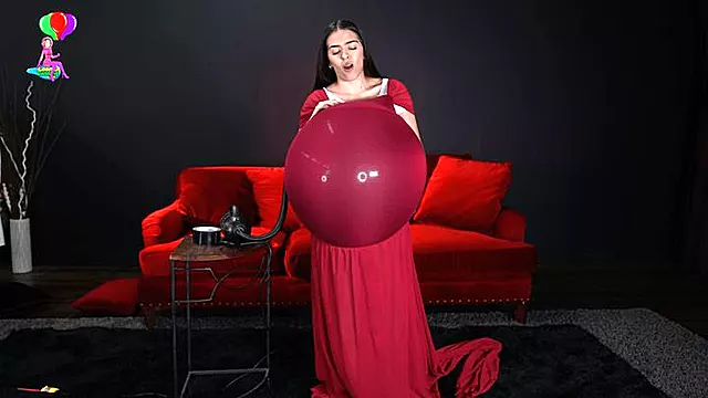 Hailey's First Balloon Stuffing 4K (3840x2160)