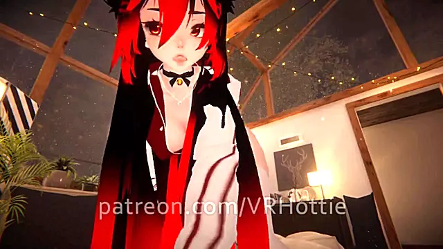 Red Head takes Off Panties Big Ass Twerks Face Sitting POV Lap Dance Ass Slap