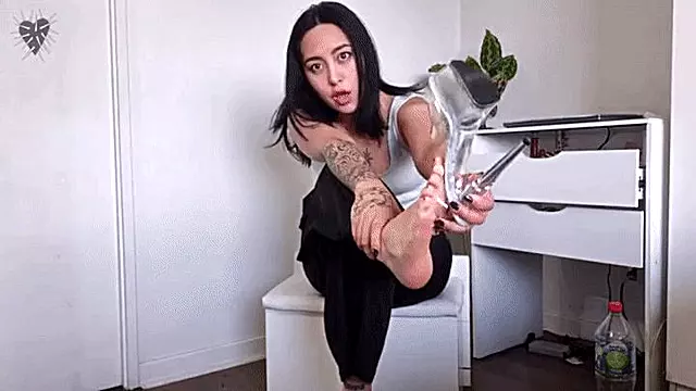 Your favorite Night Club Dancer taking off her sweaty Heels in front of you POV