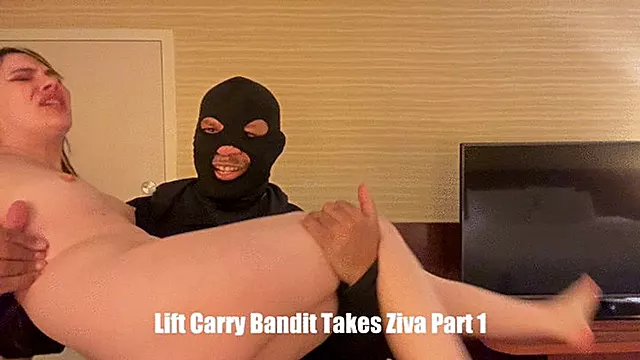 Ziva Fey In: Lift Carry Bandit Takes Ziva Part 1 Bondage Lift Carry Groping Nude Hand Over Mouth