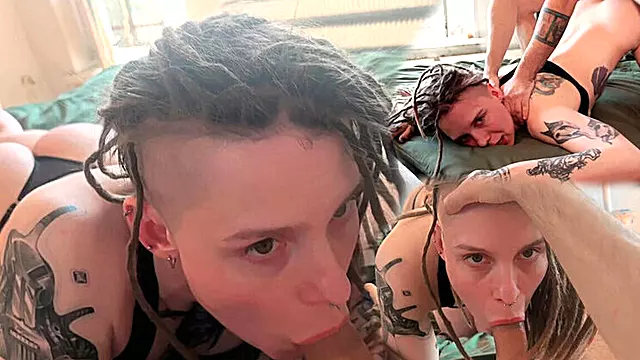 Balaklava Girl Gets Pinned Down & Fucked Hard in Doggy Style - Rough POV Blowjob & Cumshot!