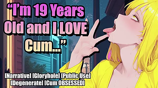 Confessions of a public use cum-slut ready for her next explosion in this audio roleplay