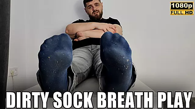 KingMarti: Dirty Sock Sniffing Breath Play JOI - Full HD 1080p