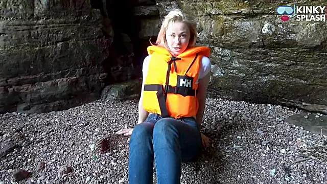 Lifejacket and Jeans on the Beach