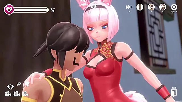 Mei's monster-themed 3D hentai gal project - interactive anime porn game