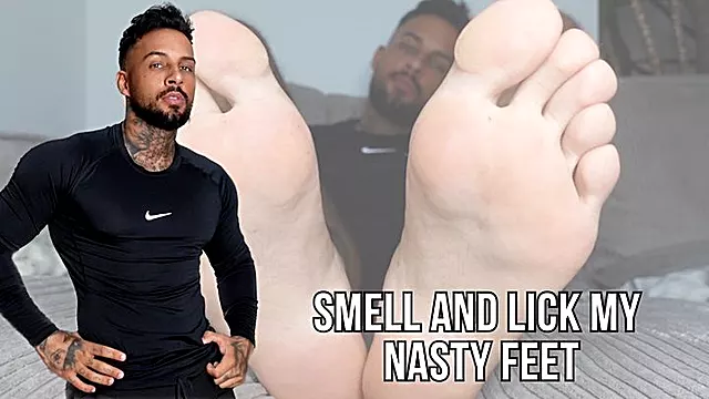 Smell and lick my nasty feet - Lalo Cortez