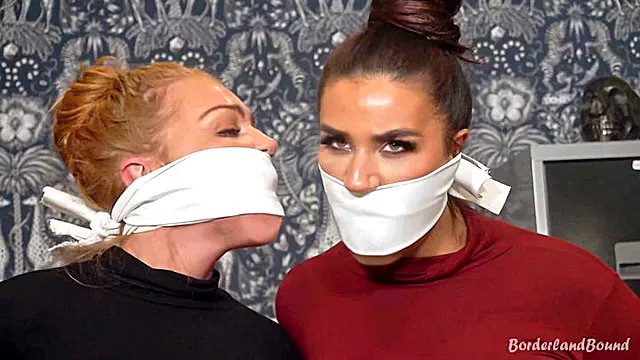 Scarlett & Jessica in: Naughty NewsCasters Gag-centric Sound Test: Bind Us & Stop Our Mouths as Much as You Want & WE'LL Do the Rest! (The Complete Story) (HD)