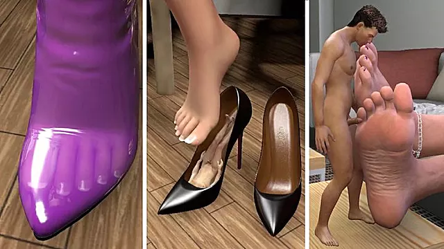 Stuck Inside Giantess Shoe For A Walk 7 - Passed Around