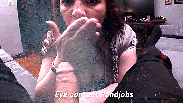 Eve gives Handjob with direct Eye Contact 1