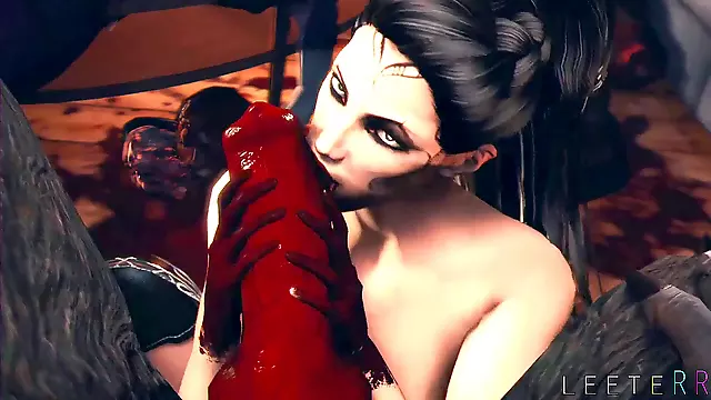 3d snake girl, 3d anime monster, 3d wolf