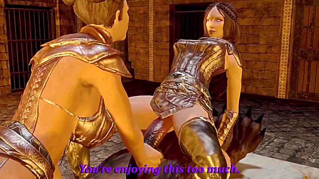 Femdom vampires ride a furry futa werewolf banging