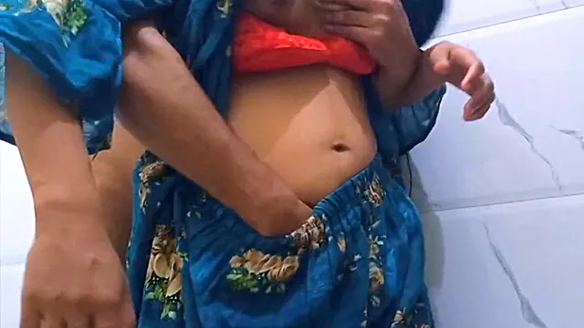 Student with tight pussy gets naughty in the bathroom