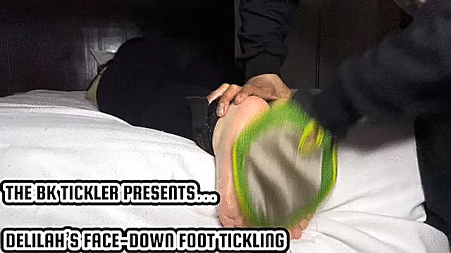DELILAH S FACE-DOWN FOOT TICKLING