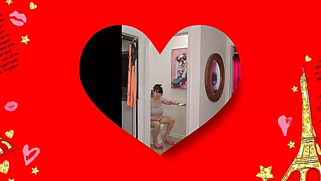 Po Imprezie W Wc, Brunetka Kibel