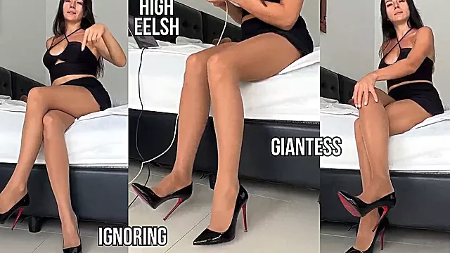 Giantess, Ignoring, Heel Domination