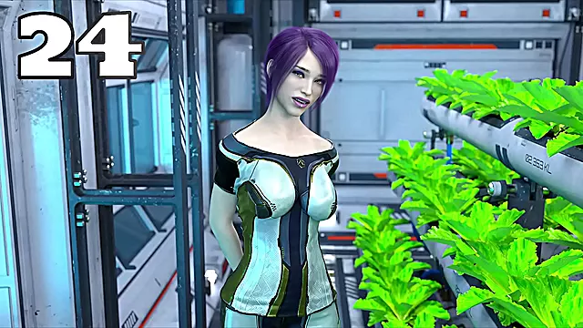 Shy Emo Girl Gets Busty Action In Stranded In Space 3D Hentai Game