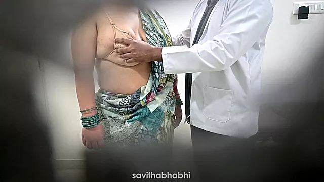 Doctor Savithabhabhi has her way with a patient in the hospital
