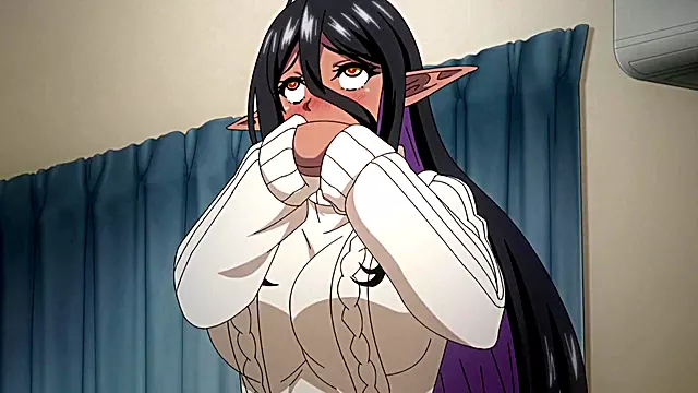Brünette Blowjob, Japanisch Blowjob, Anime Hentai Blasen, Hentai Braune Haare