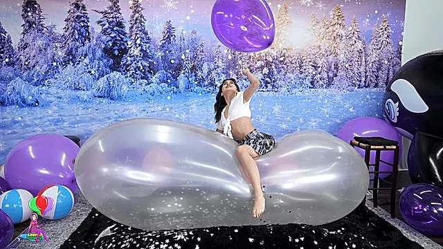 Fetisch Ball, Ball Plopp, Balloon Fetisch, Nacktstrand