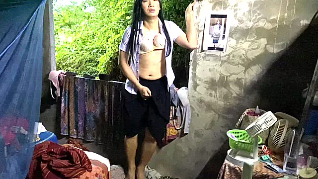 Waria Onani, Waria Solo, Waria Muda Masturbasi, Teen Masturbasi Solo, Thailand Mastrubasi