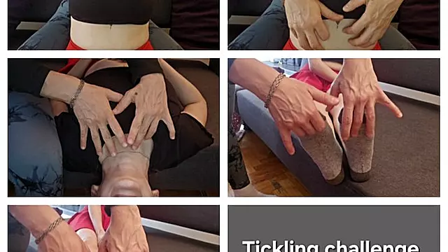 Tickling challenge with my girlfriend