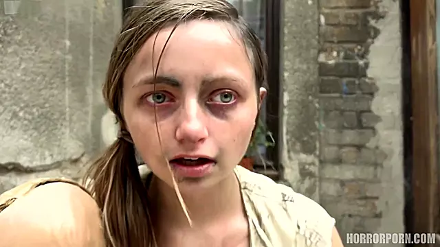 Horror Foursome In Backyard With Stepdaughter And Stepmother