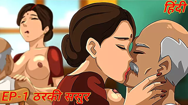 Desi Hentai Episode 1: Tharki Sasur Hardcore Fucks His Bahu - Indian Cartoon Porn XXX